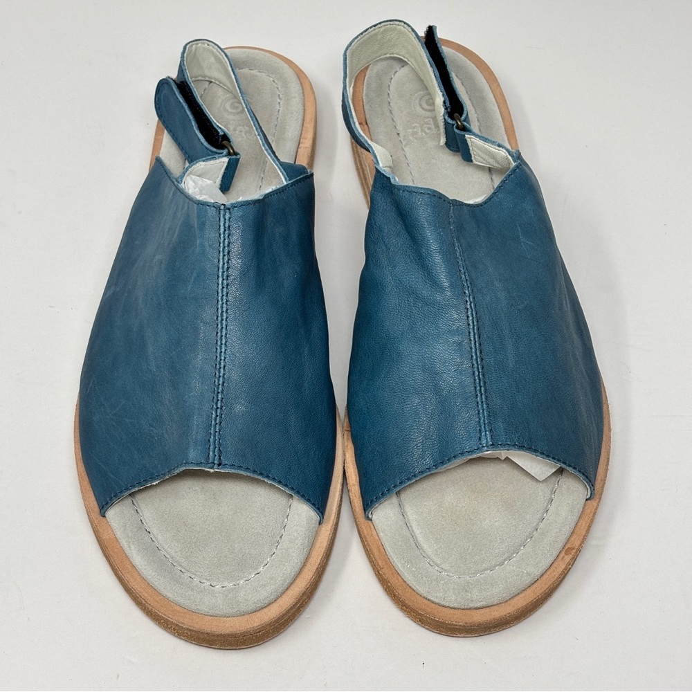 NEW! GIDIGIO Leather Slingback Mules Made in Italy Size 41 1/2 - Picture 2 of 7